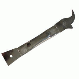 Daltă apicolă pentru ridicarea ramelor 200 mm din oțel inoxidabil, cu mâner metalic