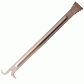 Daltă apicolă lungă cu dublu cârlig 390 mm din oțel inoxidabil