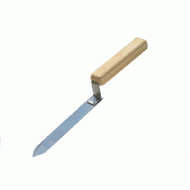 Cuțit apicol pentru descăpăcit rame, 150 mm, din oțel inoxidabil, cu mâner din lemn
