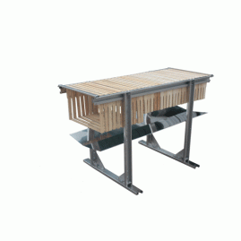 Suport colector pentru rame – capacitate 32 rame (1250 mm)